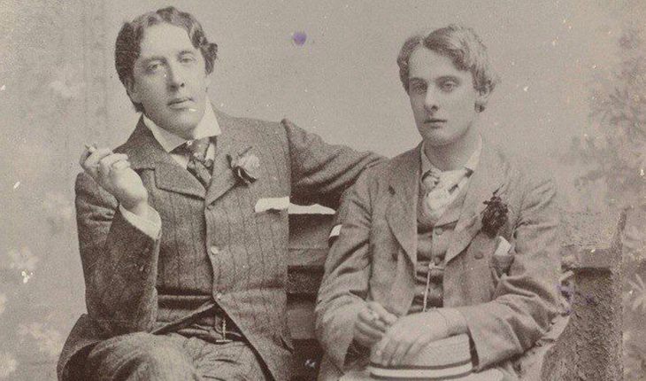 Oscar Wilde and his lover Alfred Douglas