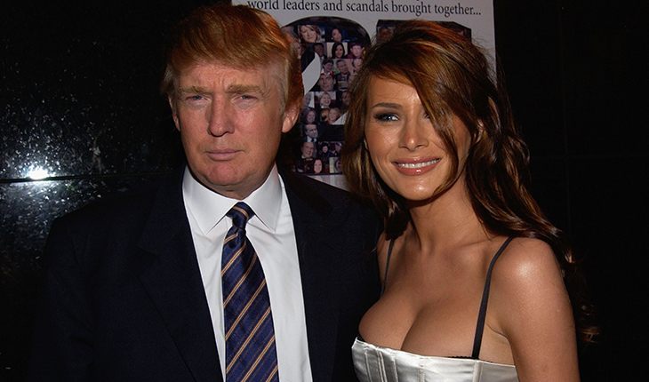 Donald Trump and Melania Knauss (24 years)