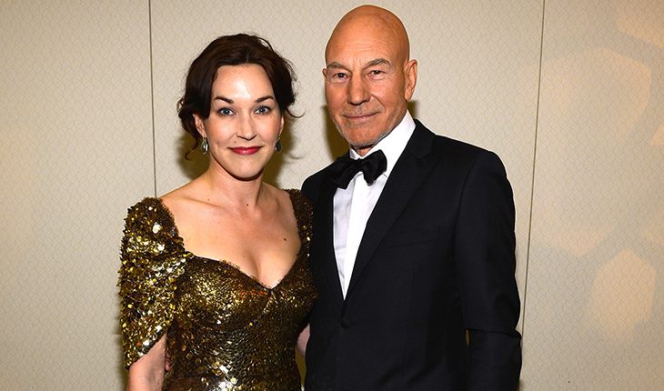 Patrick Stewart and Sunny Ozell (38 years)