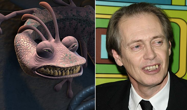 Steven Buscemi – Randall Boggs from Monsters, Inc.