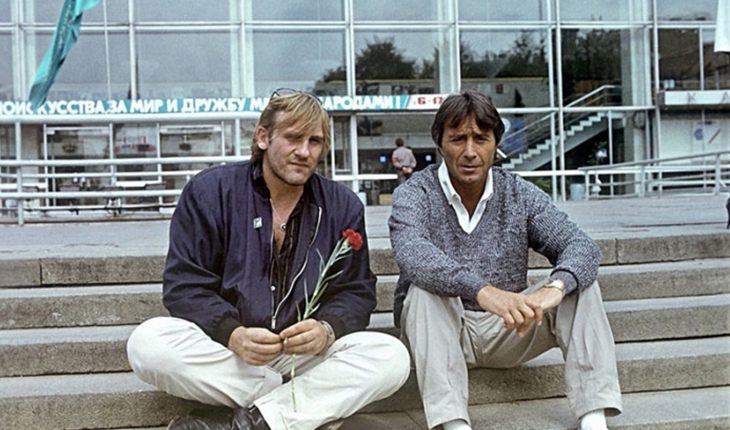 Gérard Depardieu and Claude Berri (1987)
