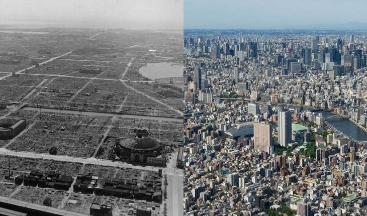Tokio of the past and now