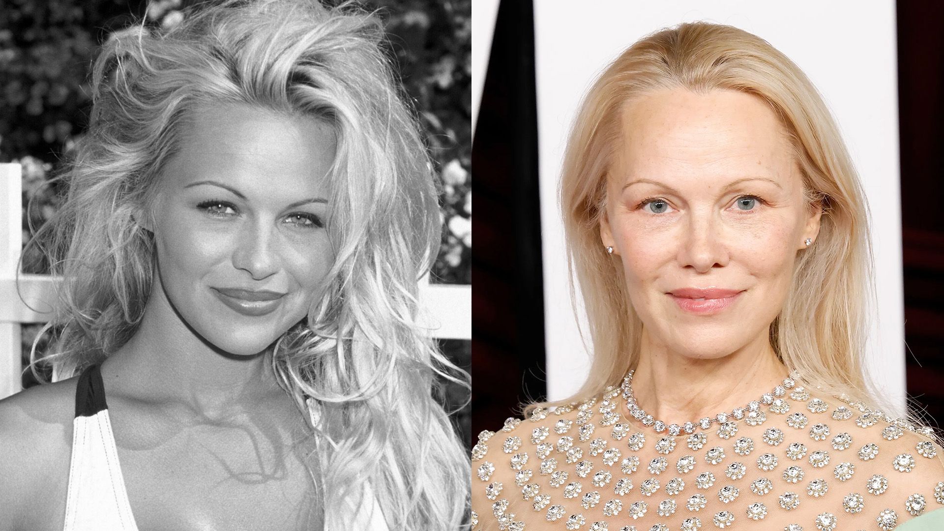 Pamel Anderson then and now