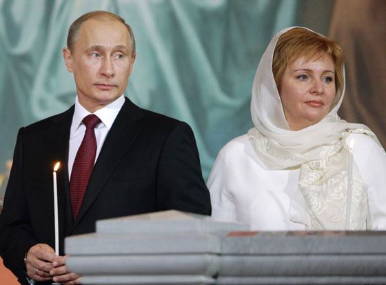 Vladimir Putin divorced his wife Lyudmila in 2013