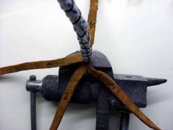 Whip made of the Dolphin skin is an unusual medical instrument