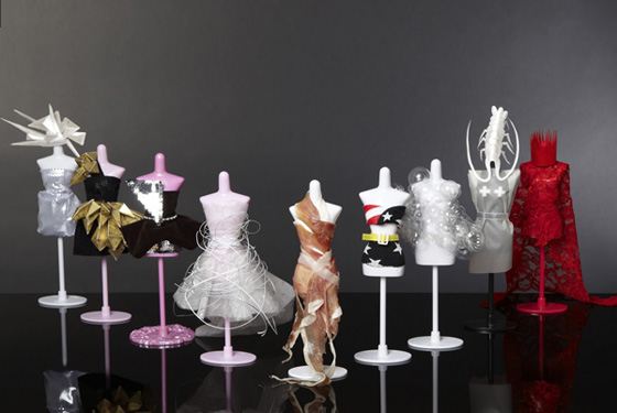 Miniatures of Lady Gaga’s most outrageous dresses