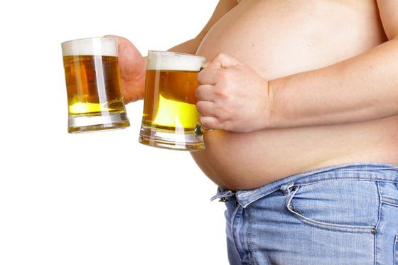 It is necessary to give up alcohol to lose flesh