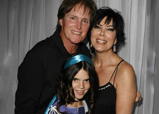 Kendall Jenner with Parents