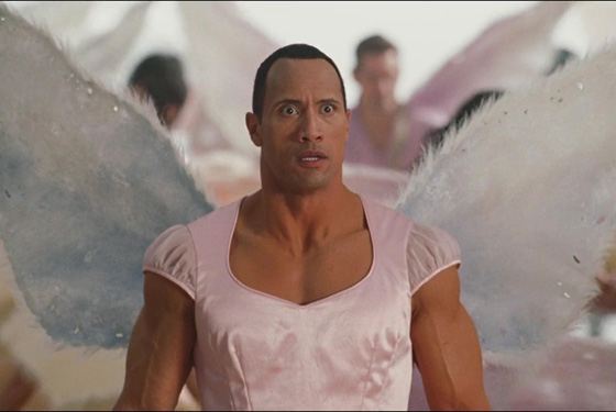 Some of Dwayne Johnson's roles of a comedy character