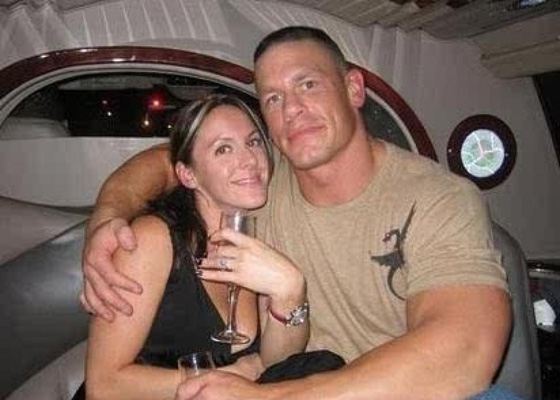 John Cena and Elizabeth Huberdeau