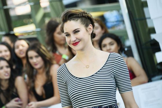 Actress Shailene Woodley at the MTV Movie Awards 2015