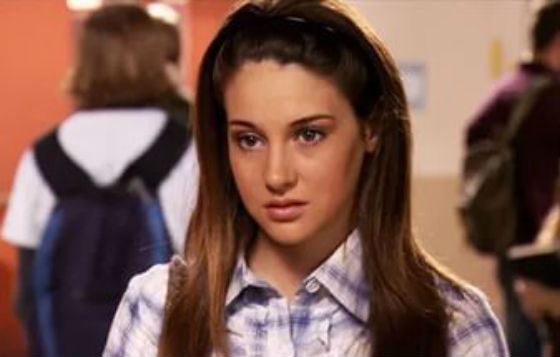 The first lead role of Shailene Woodley as Amy Jurgens