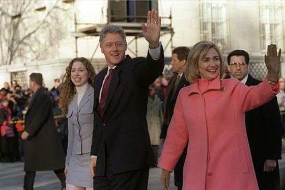 Hillary Clinton with Her Family