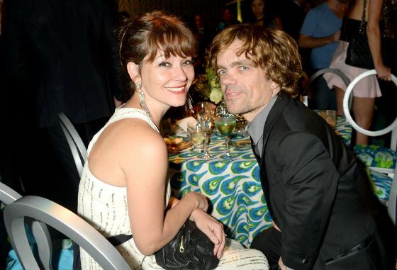Peter Dinklage with his wife