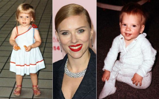 Scarlett Johansson childish photos