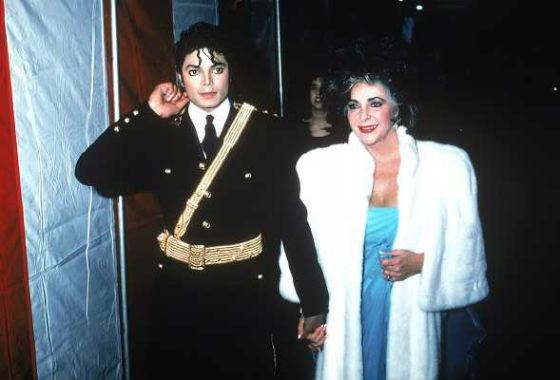 Michael Jackson and Elizabeth Taylor