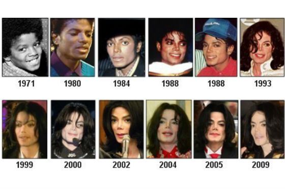 This is how Michael Jackson’s appearance changed with time