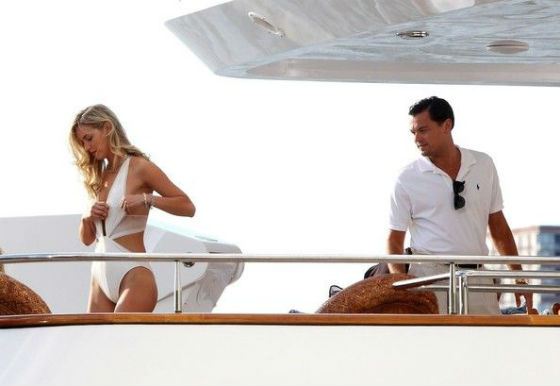 Dicapri and Robbie chilling on yacht together
