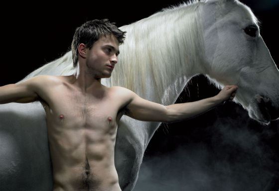 Daniel Radcliffe appeared naked on the stage (the play 