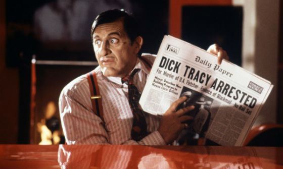 ”Dick Tracey”: Al Pacino in the role of the villain named 