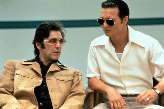 Al Pacino and Johnny Depp played alongside in “Donnie Brasco”
