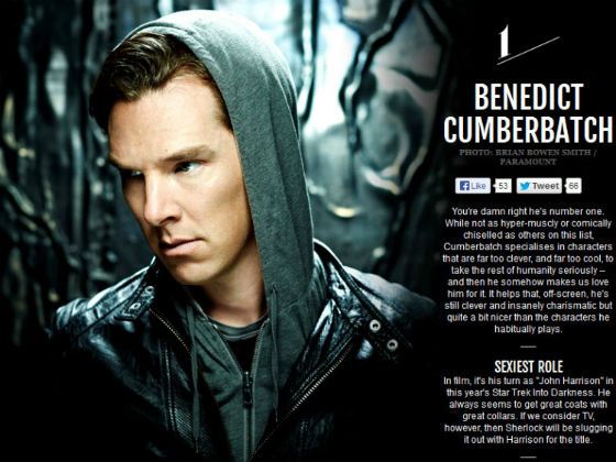 Empire Magazine: «Benedict Cumberbatch – the sexiest actor for today»