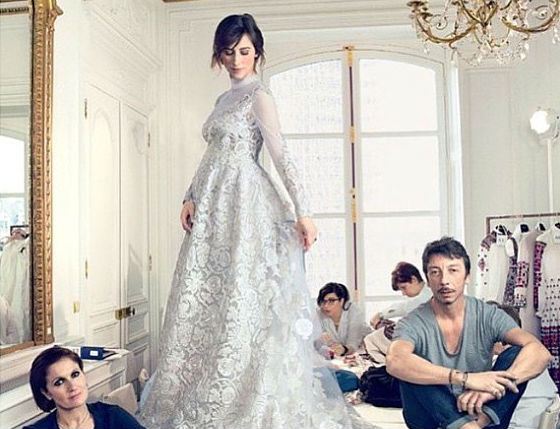 The wedding dress of Benedict Cumberbatch’s wife