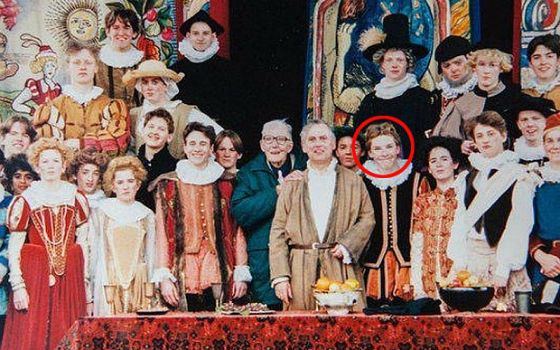 1994: Benedict Cumberbatch is on the Globus Theatre stage