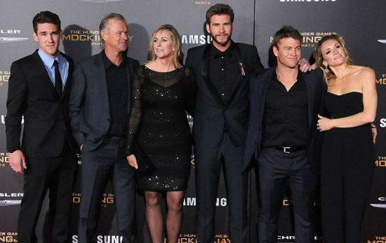 Liam Hemsworth at the Premiere of the Final Part of The Hunger Games