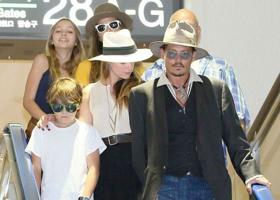 Amber Heard got along well with Depp’s children