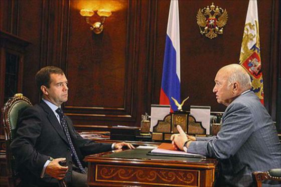 In 2010, Dmitry Medvedev fired Yuri Luzhkov