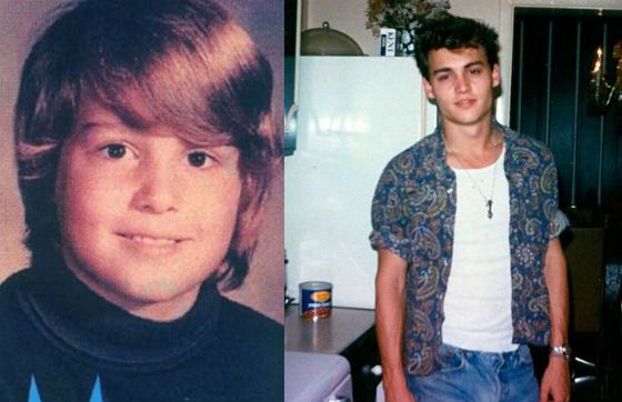 Johnny Depp childhood pics