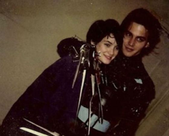 Young Depp and Winona Ryder