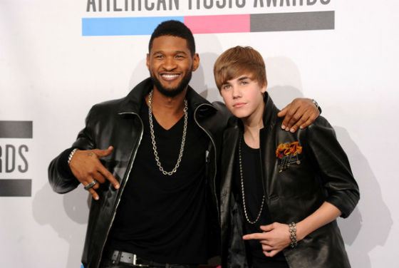 Justin Bieber at American Music Awards