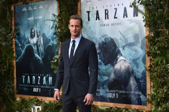 Alexander Skarsgård at the premiere of «The Legend of Tarzan»