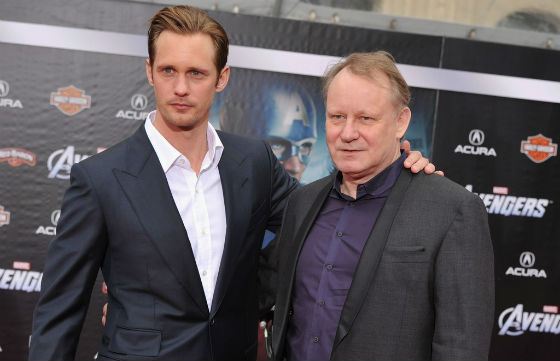 Alexander's father, Stellan Skarsgård, is the great Swedish actor