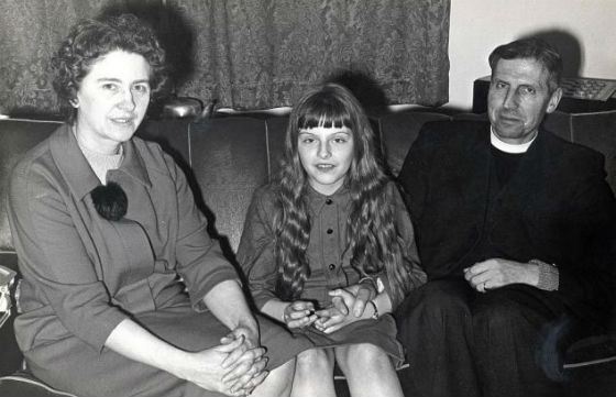 Theresa May in her childhood Theresa May in her childhood