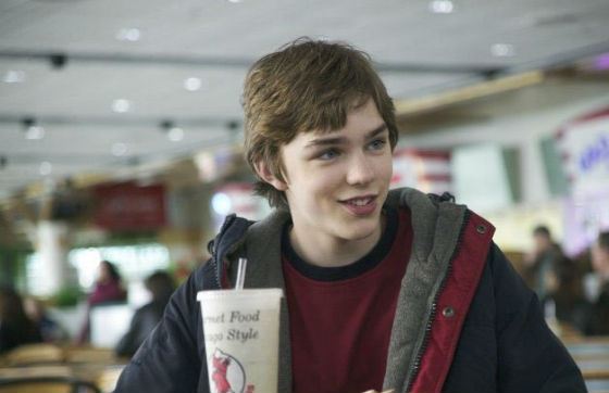 A still from the movie The Weather Man with Nicholas Hoult and Nicolas Cage