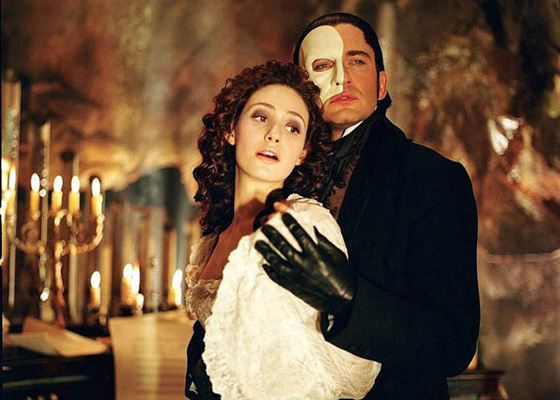 Emmy Rossum and Gerard Butler in The Phantom of the Opera Emmy Rossum and Gerard Butler in The Phantom of the Opera