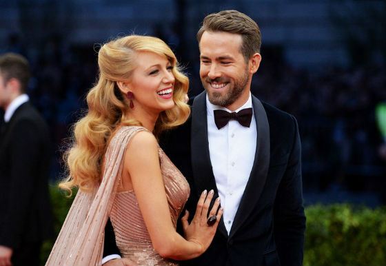 Wedding photo of Blake Lively and Ryan Reynolds
