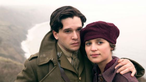 In the photo: Alicia Vikander and Kit Harington