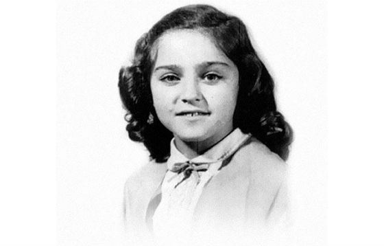 Madonna as a child