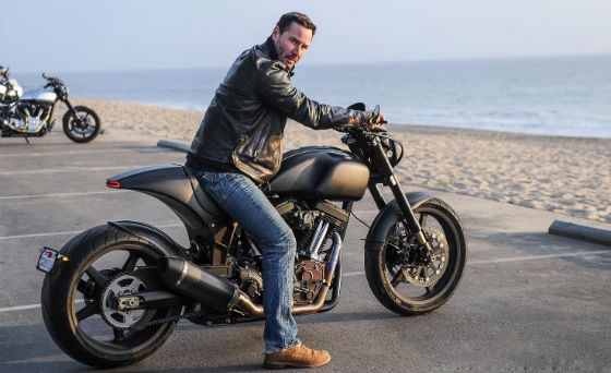 Keanu Reeves loves motorcycles and fast driving