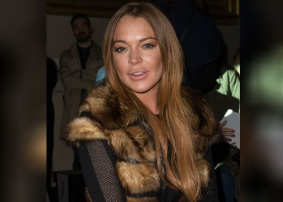 Now Lindsay Lohan still leads an active party lifestyle