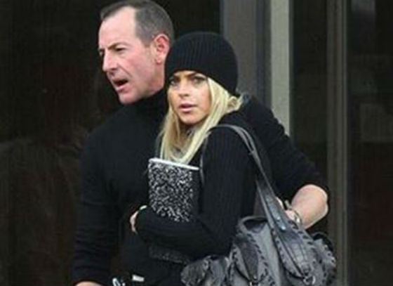In the photo: Lindsay Lohan and her father In the photo: Lindsay Lohan and her father