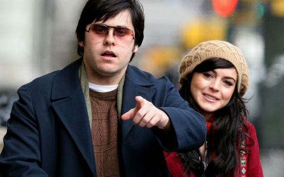 Lindsay Lohan and Jared Leto in the film Chapter 27