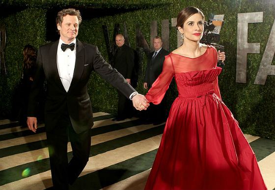 Colin Firth and his wife, Livia Firth (Giuggioli)