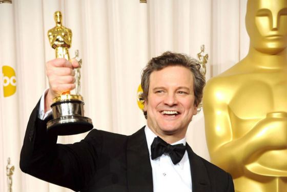 Colin Firth and his Oscar (2011)