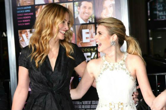 Emma Roberts and her aunt Julia Roberts are good friends