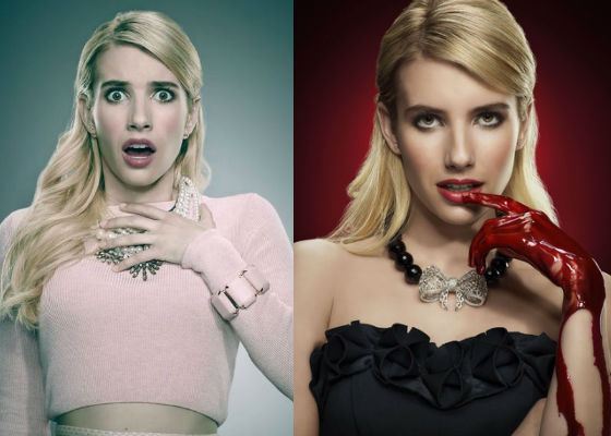 Emma Roberts plays the lead in the series Scream Queens